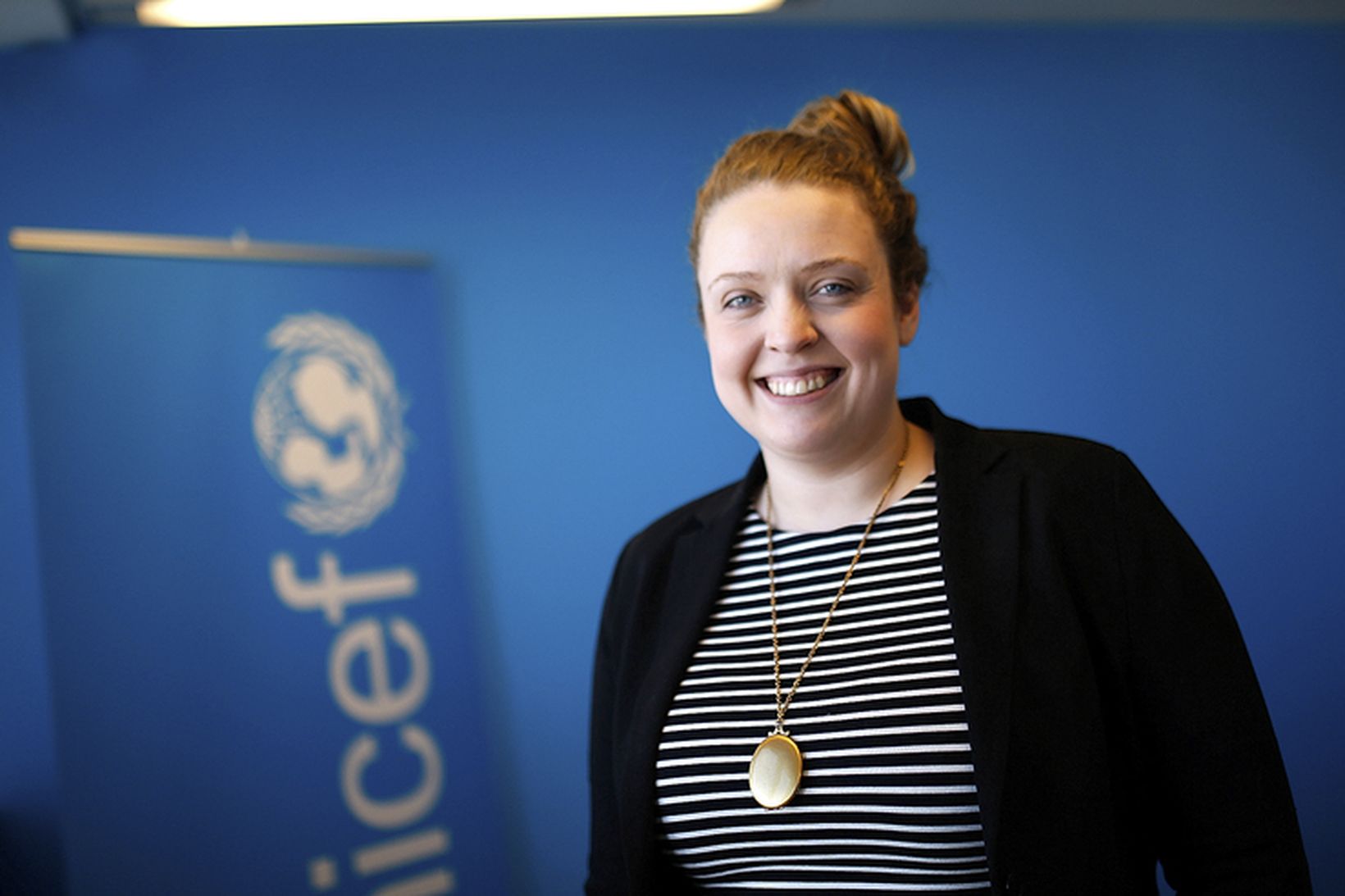 Hjördís Eva Þórðardóttir réttindafræðslufulltrúi UNICEFá Íslandi