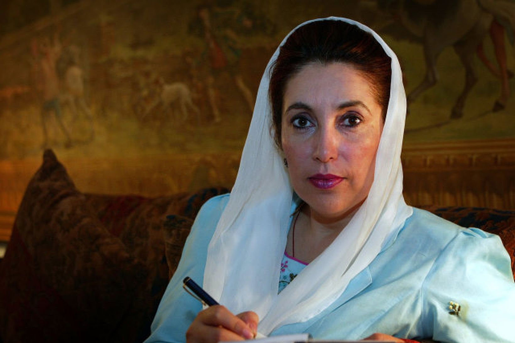 Benazir Bhutto.