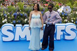Rihanna ásamt eiginmanninum, A$AP Rocky.