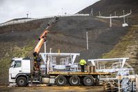 Bláfjöll ný skíðalyfta framkvæmdir