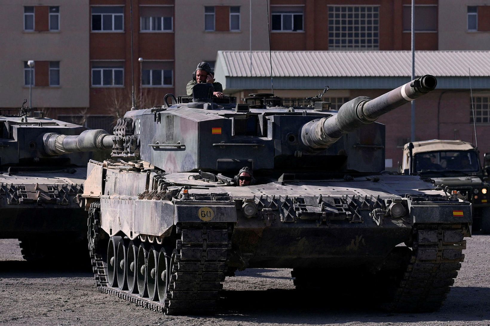 Leopard 2-skriðdreki.