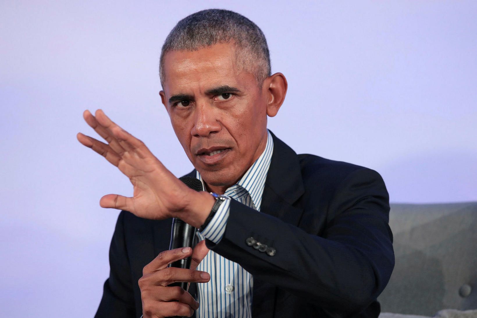 Barack Obama, fyrrverandi Bandaríkjaforseti, hefur enn ekki lýst yfir stuðningi …