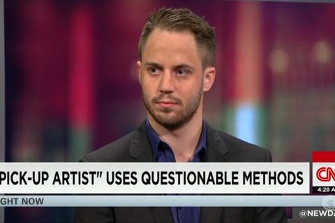 Julien Blanc at CNN yesterday.