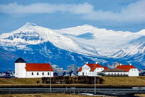 Bessastaðir is located in Álftanes, a short distance away from Reykjavik