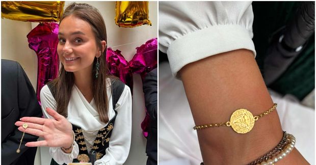 Armbandið sem var selt Verzlingum á öðru ári til styrktar Minningarsjóði Bryndísar Klöru. Hér er …
