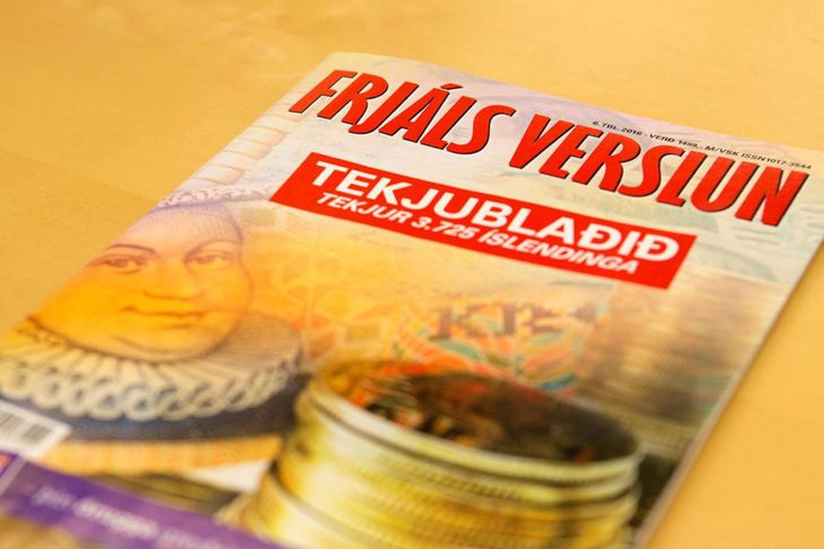 Tekjublað Frjálsrar verslunar frá árinu 2016.