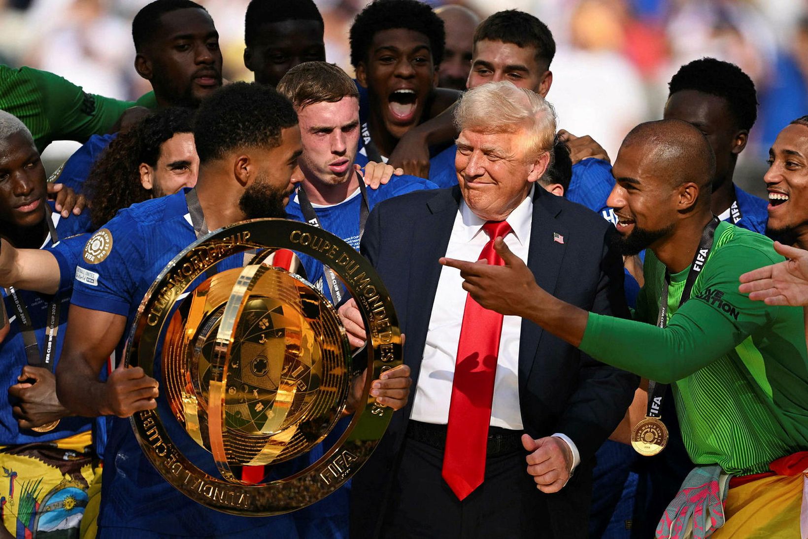 Cole Palmer var afar hissa þegar Donald Trump ákvað að …