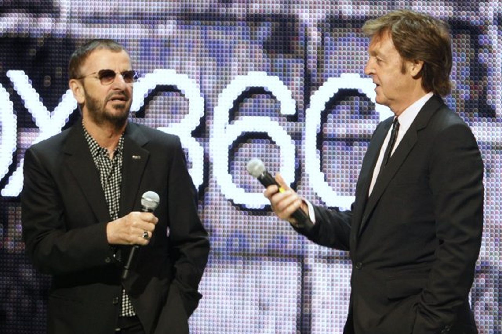 Ringo Starr og Paul McCartney.