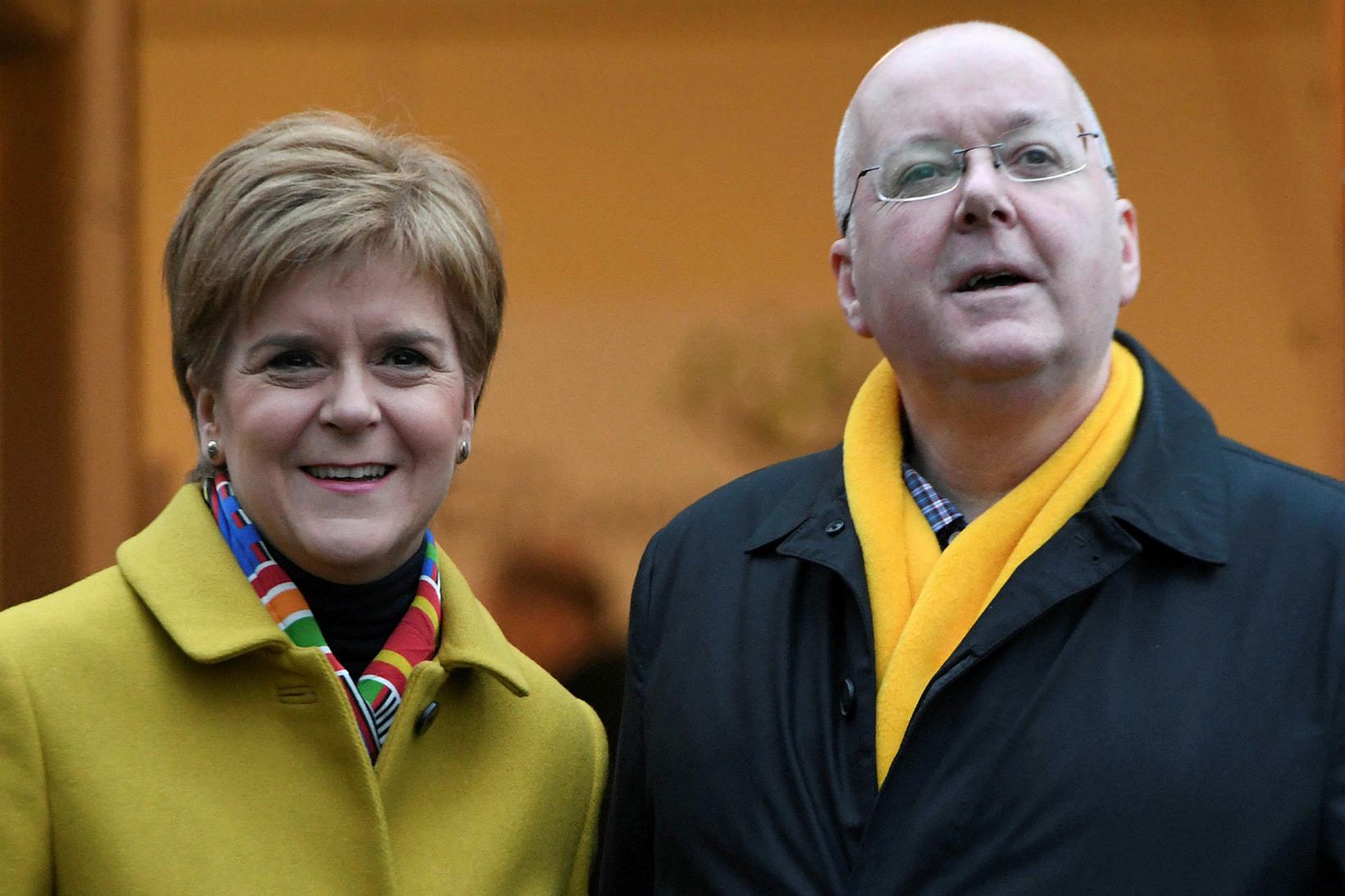 Nicola Sturgeon og eiginmaður hennar Peter Murrell.