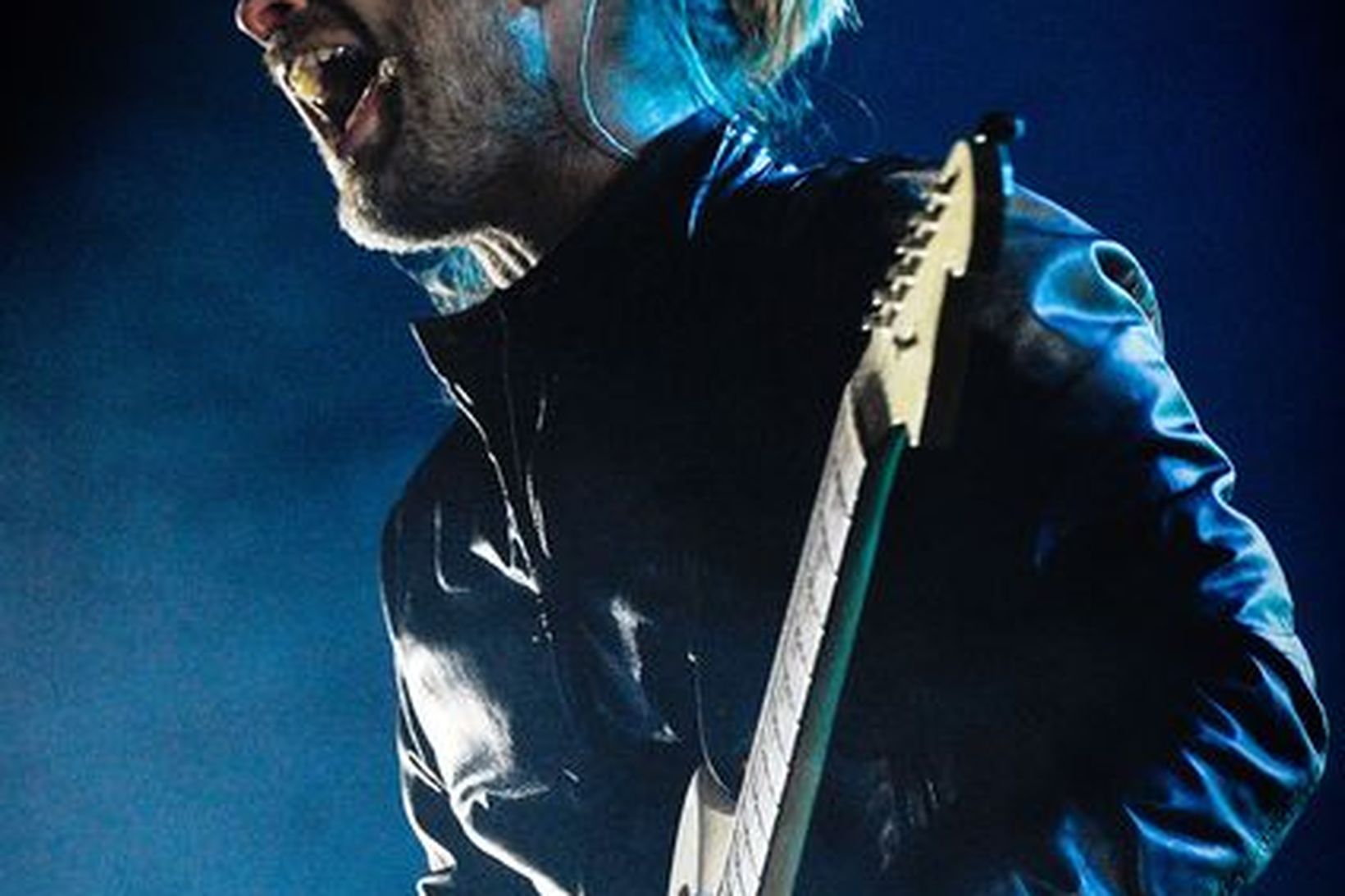 Thom Yorke, söngvari og gítarleikari Radiohead.
