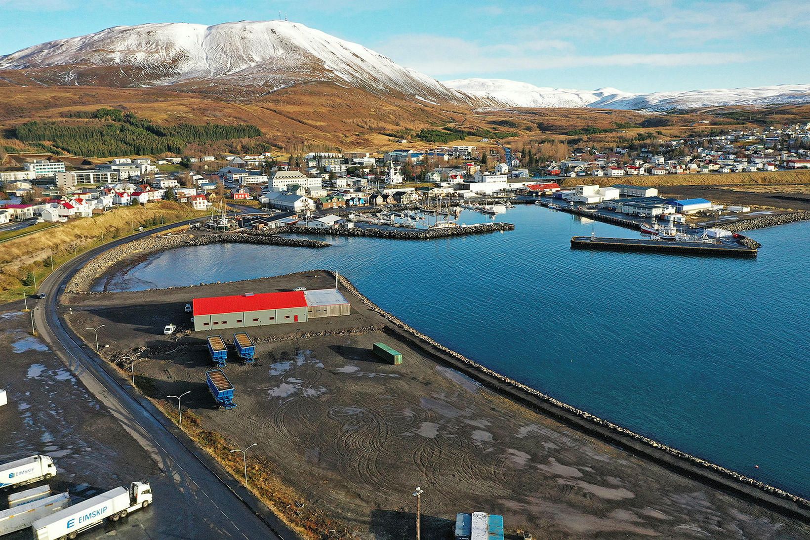 Íslandsþari sækir um lóð á uppfyllingunni við Norðurgarð.