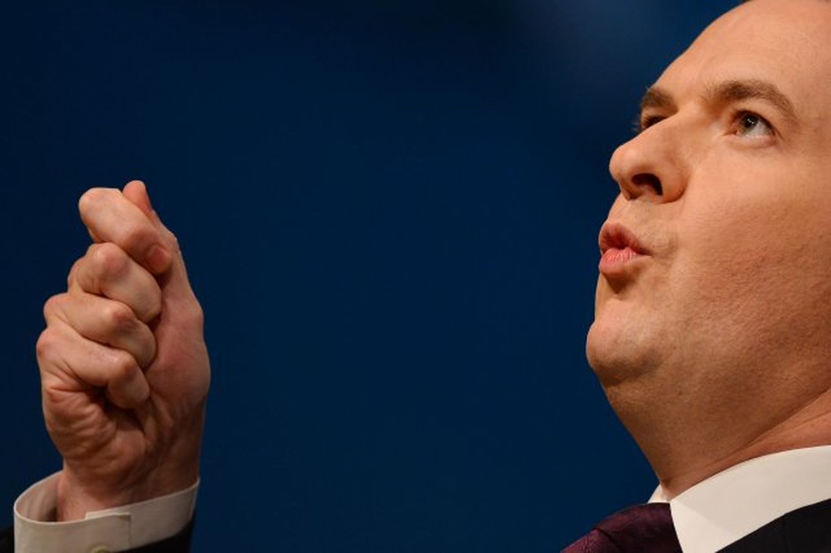 George Osborne, fjármálaráðherra Bretlands vill gera skilin milli fjárfestingabanka og …