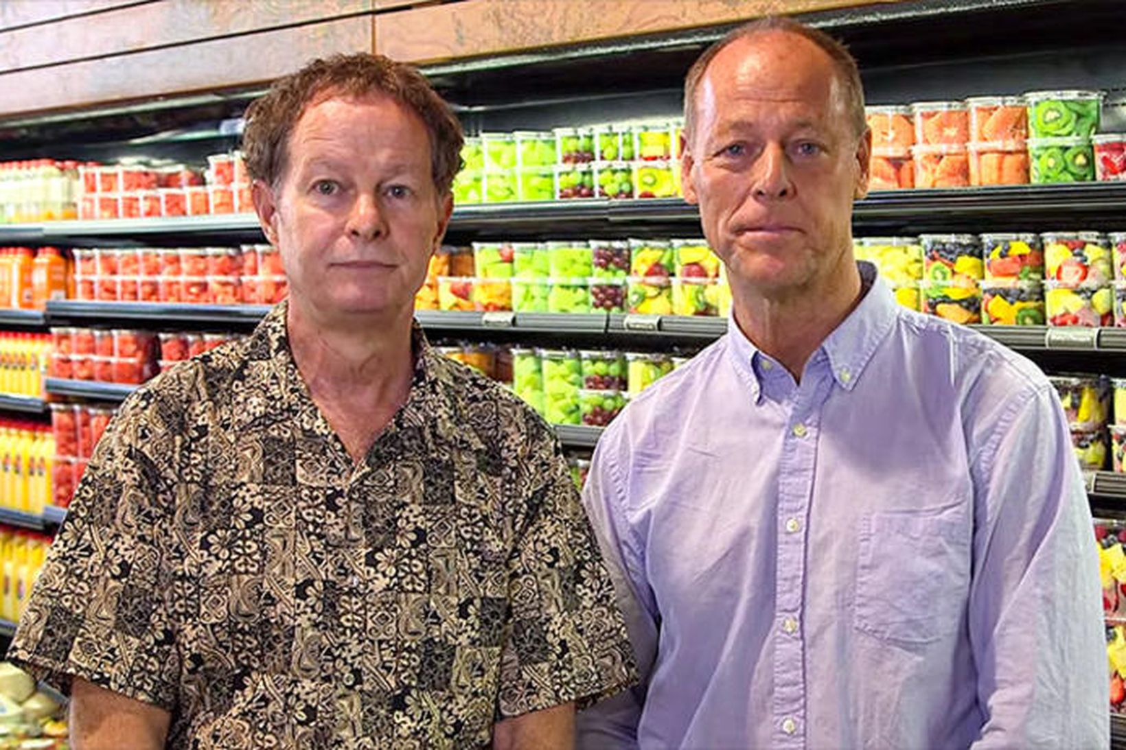 John Mackey og Walter Robb, forstjórar Whole Foods,