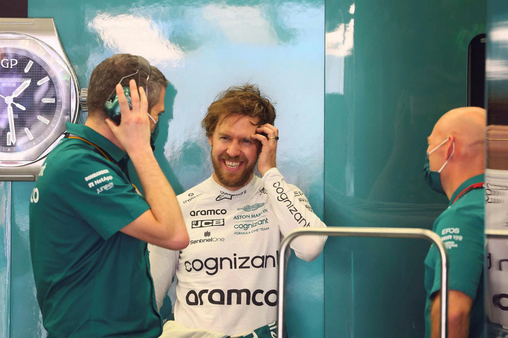 Sebastian Vettel verður ekki með um helgina.