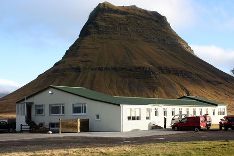 The Kvíabryggja prison in Snæfellsnes is an "open" prison in the sense that it does not have bars in front of windows or a fence.