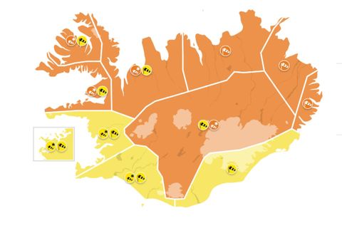 Ekkert ferðaveður verður víða um land í vikunni.