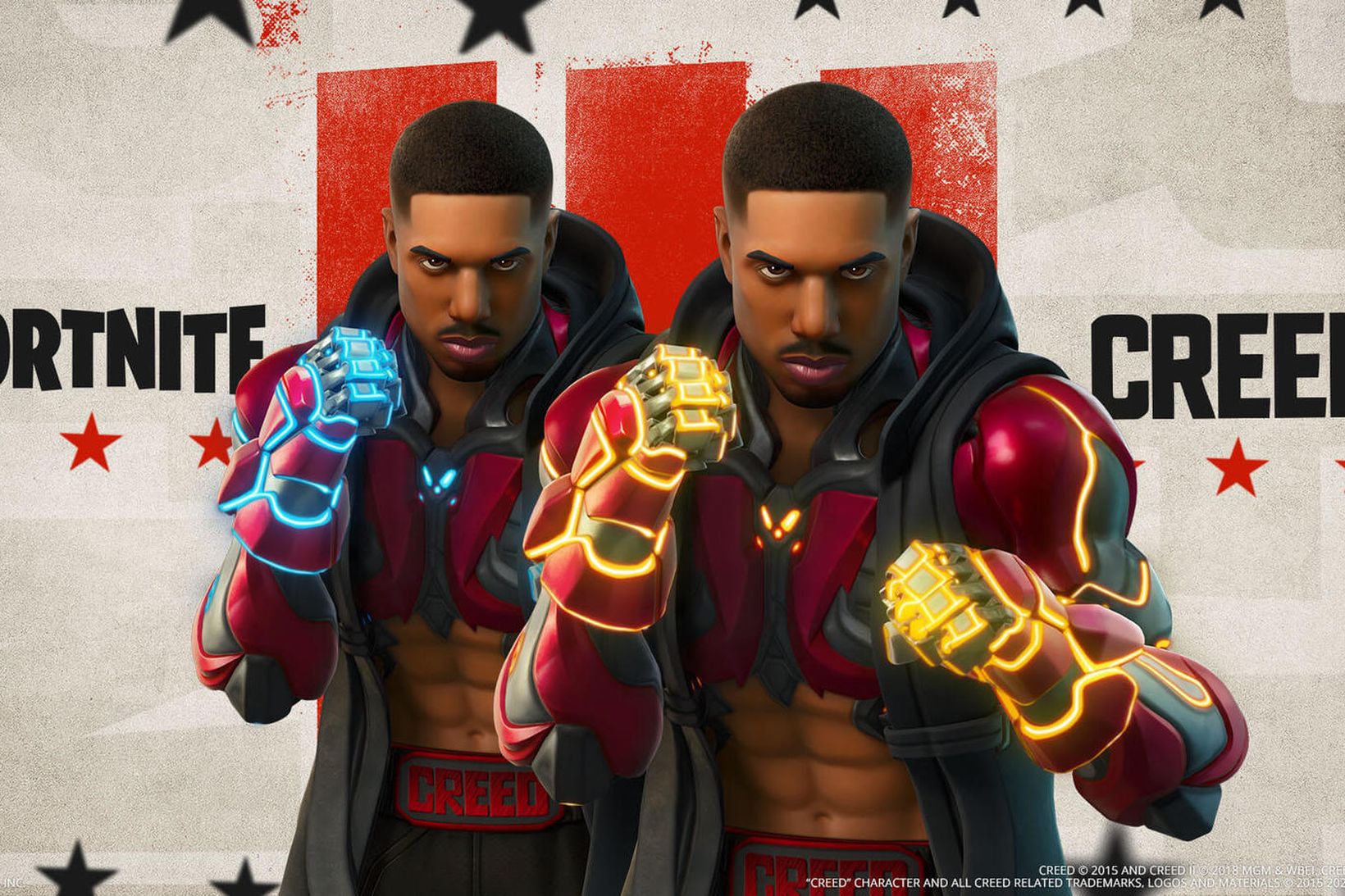 Hægt verður að eignast bardagakappann Adonis Creed í Fortnite.