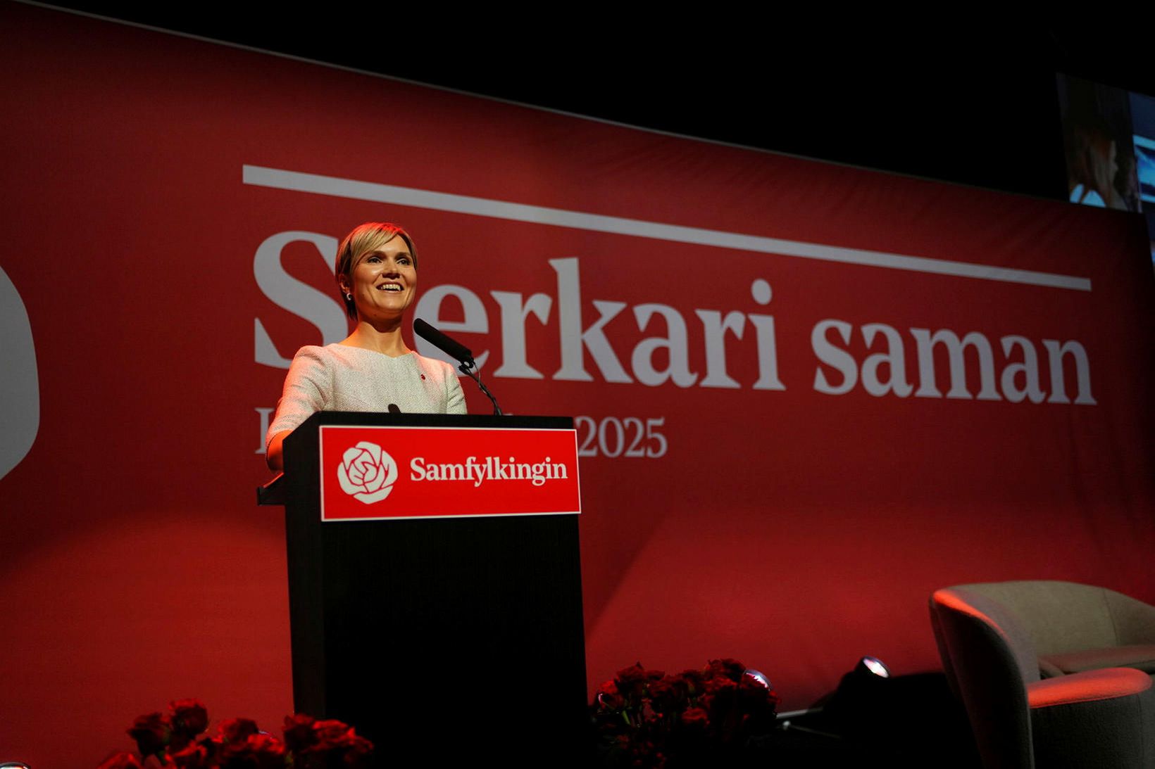 Samdráttur í fylgi Samfylkingarinnar