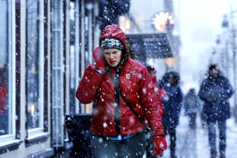 Today is definately not a day for travelling - main mountain roads will probably close by the afternoon.