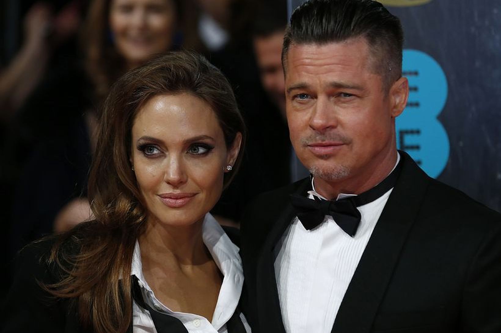 Angelina Jolie og Brad Pitt árið 2014 þegar allt lék …