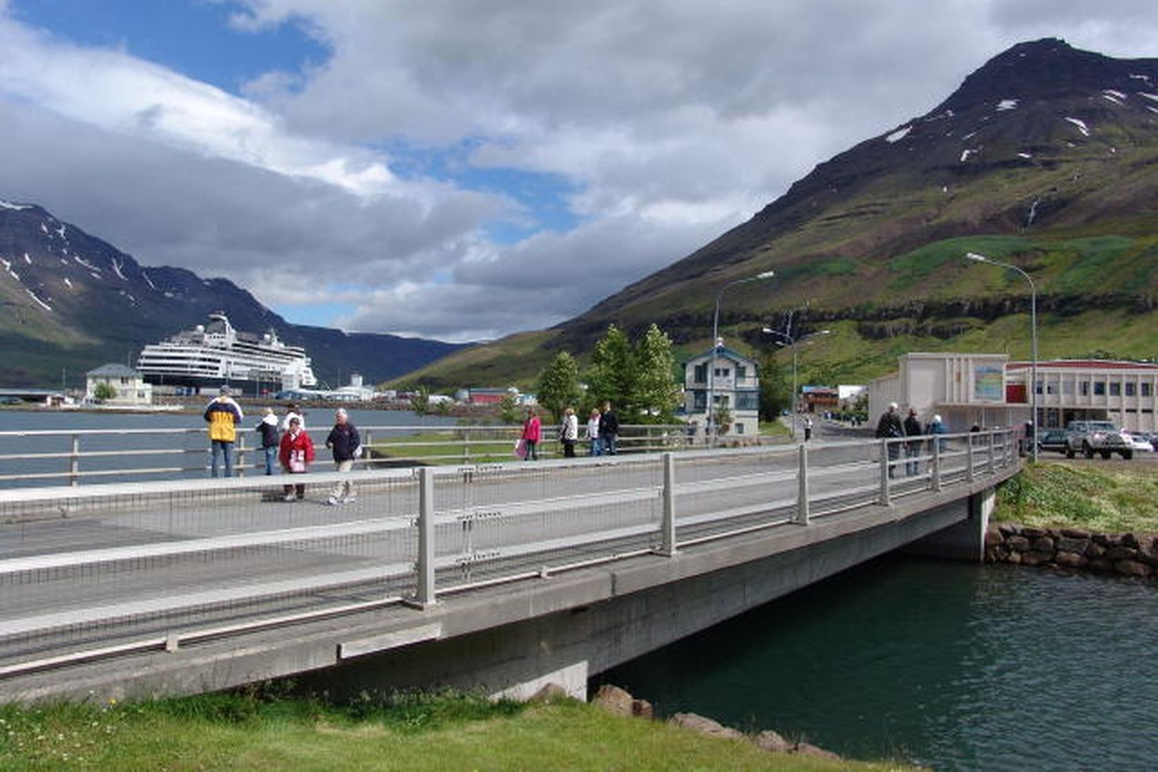 Það var góð stemning á Seyðisfirði í dag.