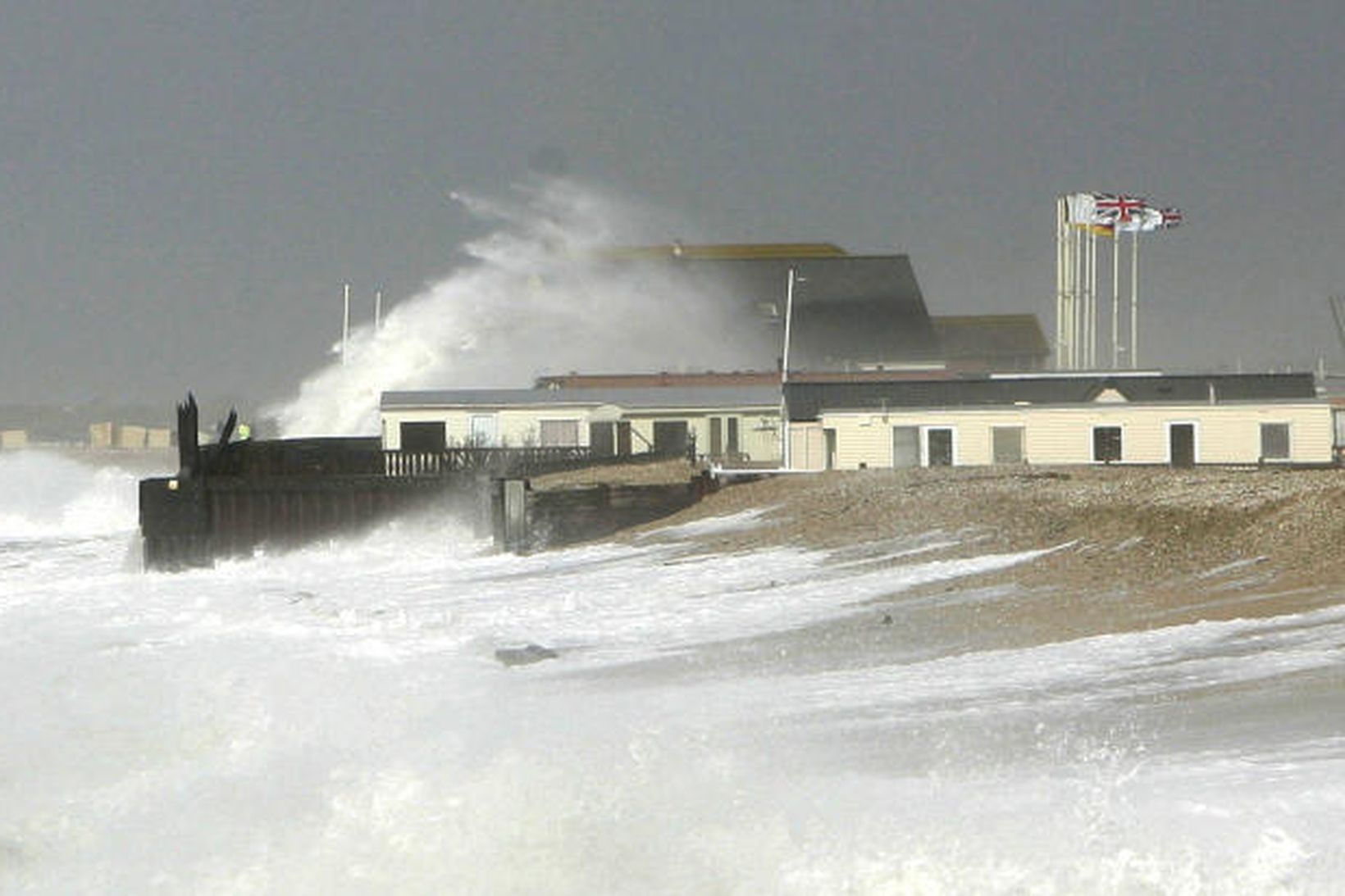 Við Selsey, á suðurströnd Englands í dag.