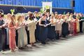 Árskóli Nemendur 10. bekkjar sungu nýjan skólasöng við útskriftina.