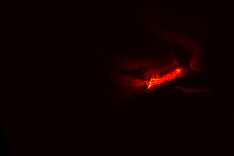 Infrared (nighttime) of Holuhraun.