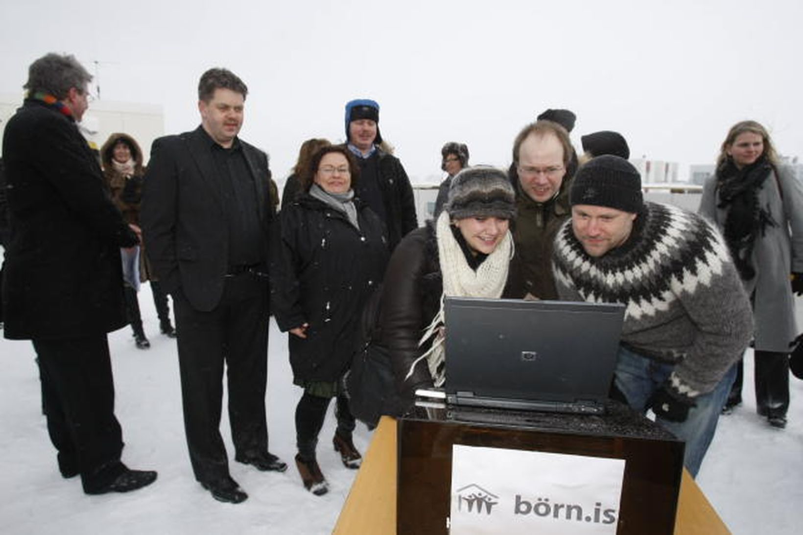 Vefurinn opnaður í dag.