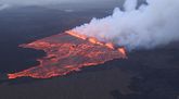 Fékk ekki veður af gosinu fyrr en í morgun