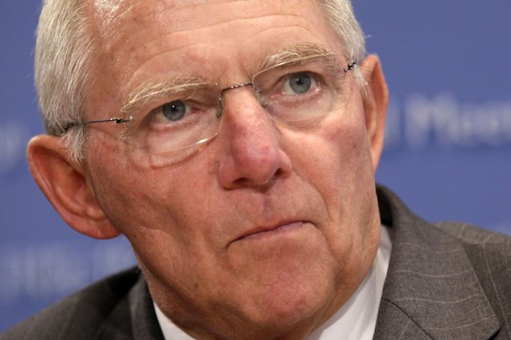 Fjármálaráðherra Þýskalands, Wolfgang Schäuble.
