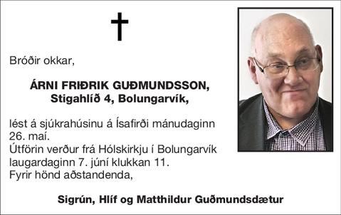 Árni Friðrik Guðmundsson,