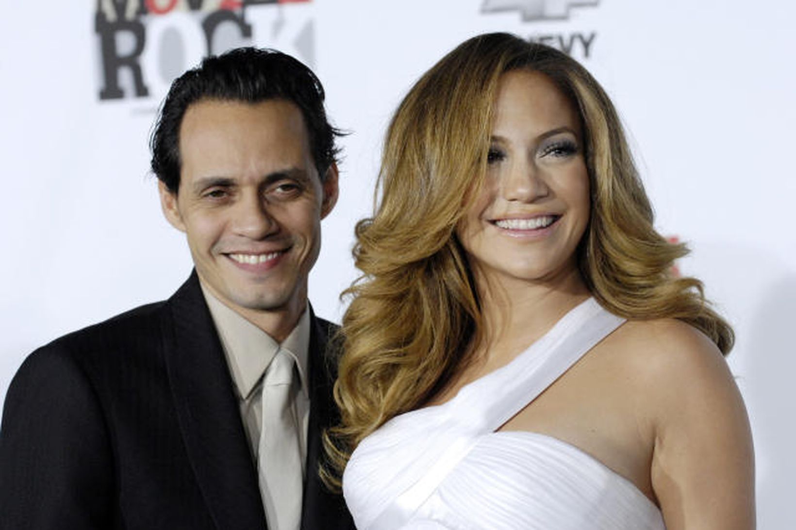 Marc Anthony og Jennifer Lopez þegar allt lék í lyndi.