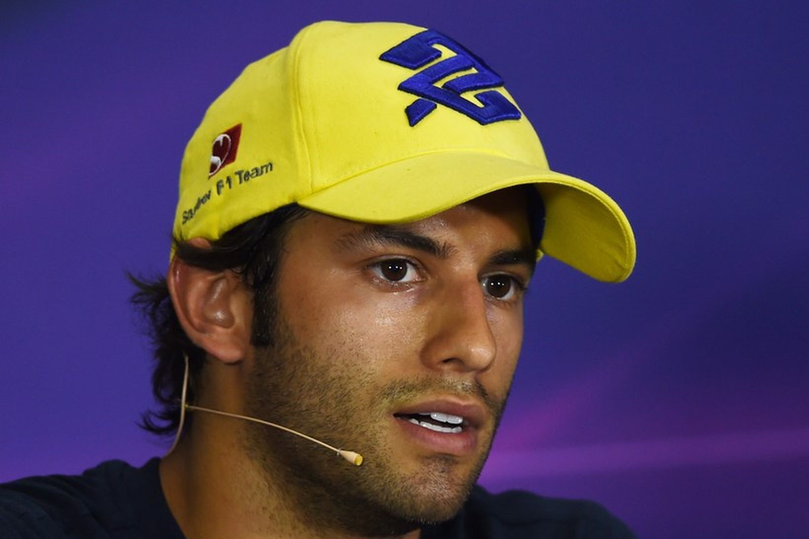 Felipe Nasr á blaðamannafundi í Sepang í Malasíu.