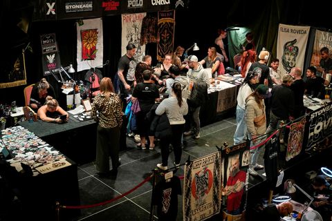 The Icelandic Tattoo Convention was held for the eighteenth time at Gamla Bíó this weekend.