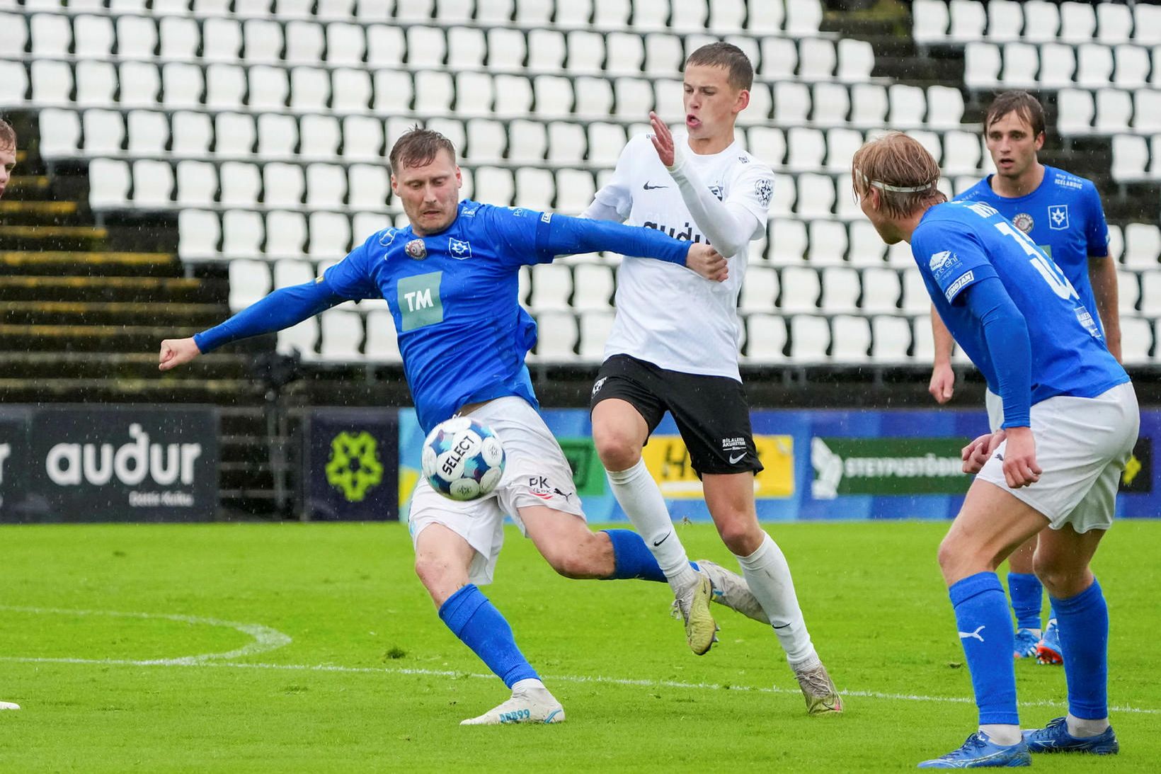 Andri Rúnar Bjarnason skoraði mark Stjörnunnar í kvöld.