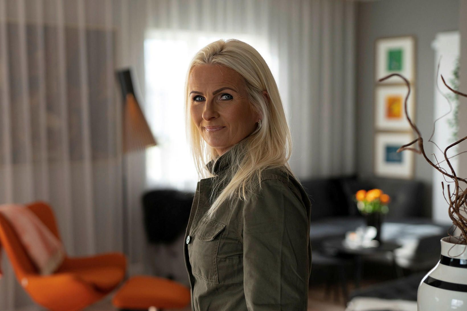 María Kristín Örlygsdóttir hefur búið sér fallegt heimili.