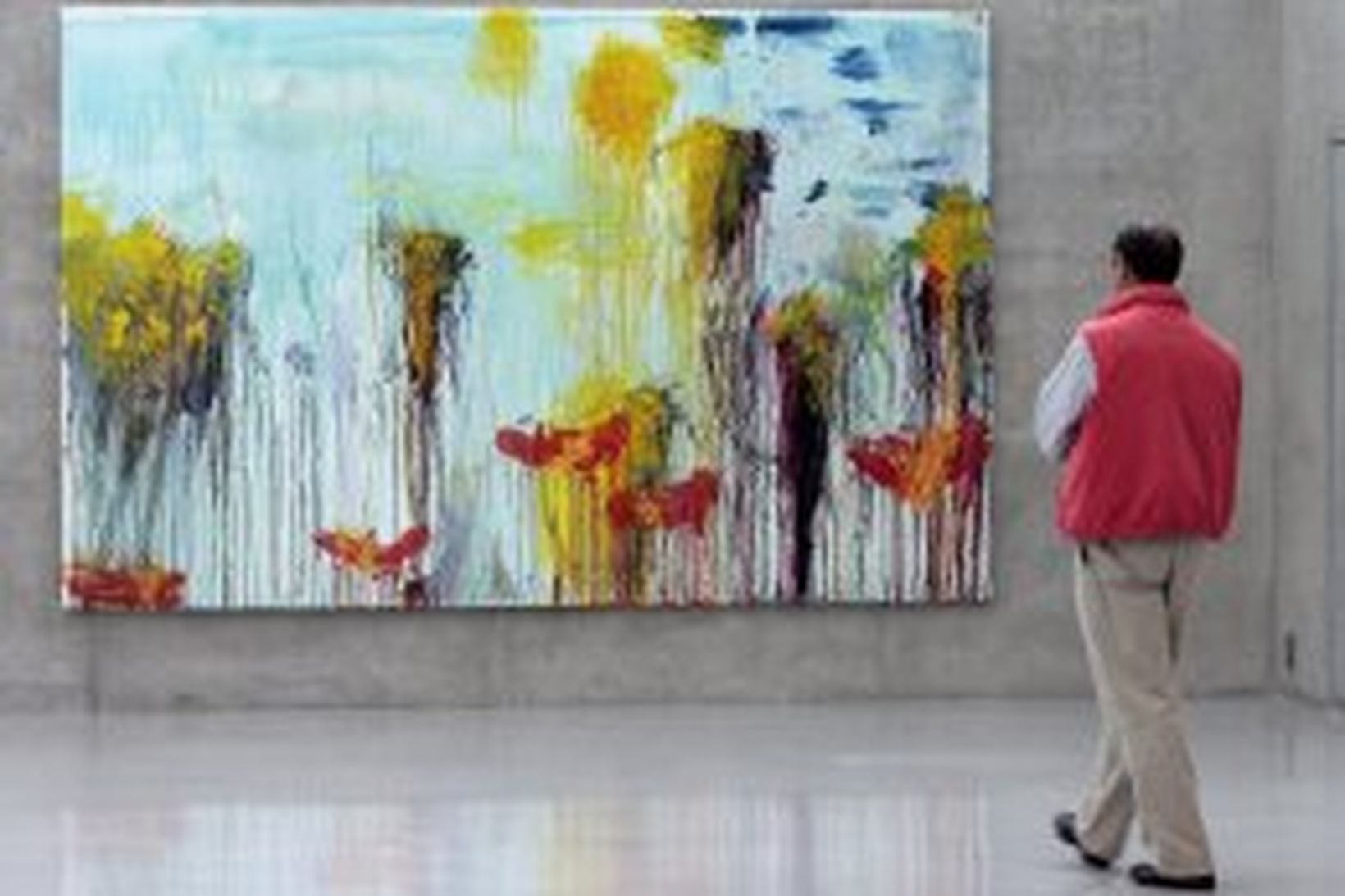 Annað verk eftir bandaríska listamanninn Cy Twombly