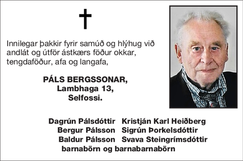 Páls Bergssonar,