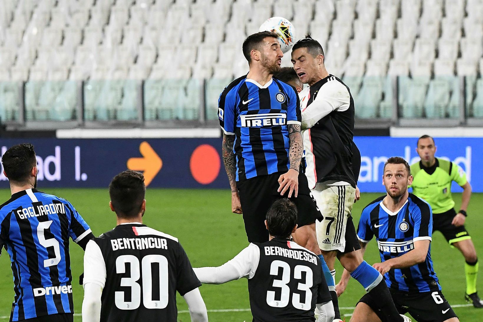 Juventus og Inter léku án áhorfenda 8. mars en A-deildin …