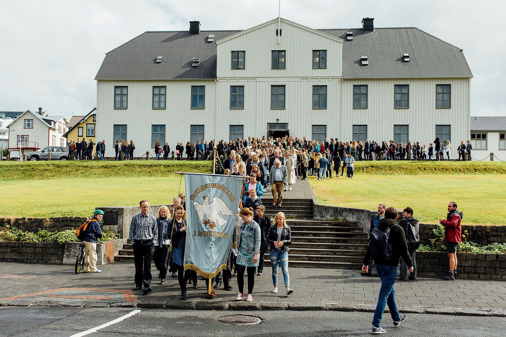 Skólasetning Menntaskólinn í Reykjavík. Myndin tengist ekki fréttinni beint.