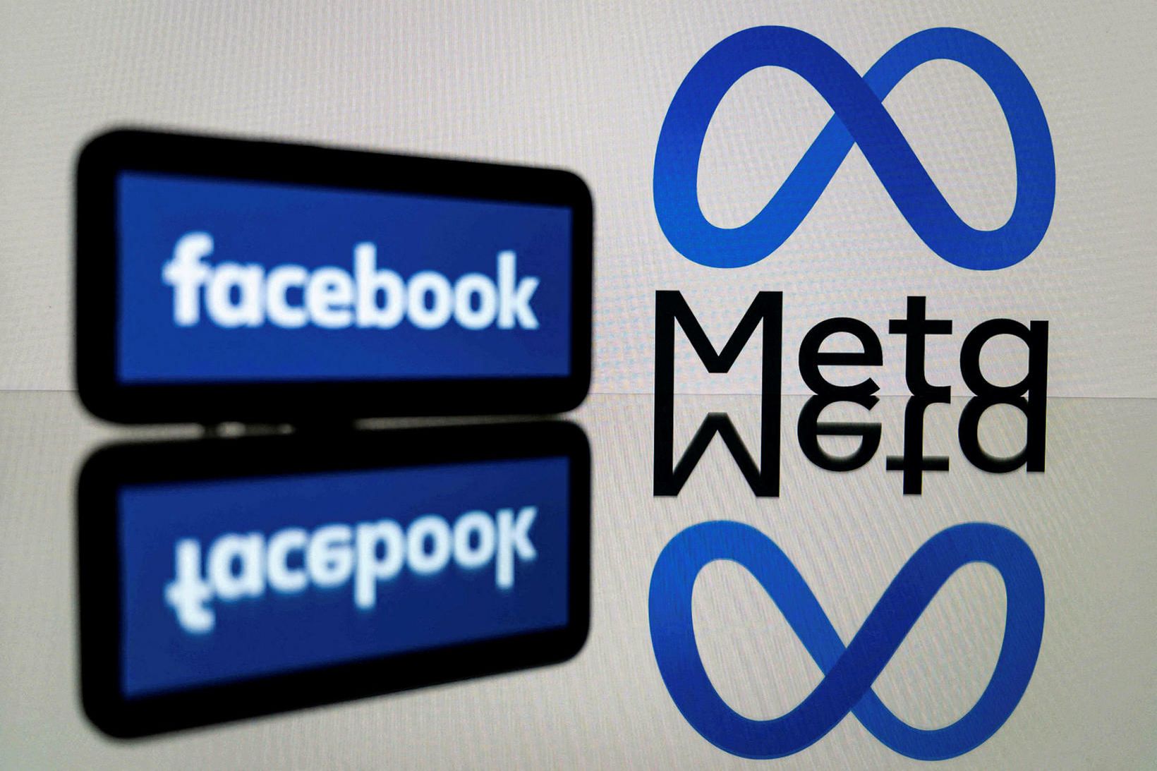 Meta er eigandi samfélagsmiðlanna Facebook, Instagram og Whatsapp.
