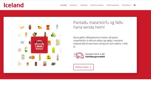 Iceland blandar sér í samkeppni meðal netverslana