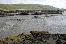 Lögreglan á tók þessa mynd af Skaftá í Skaftárdal í dag.