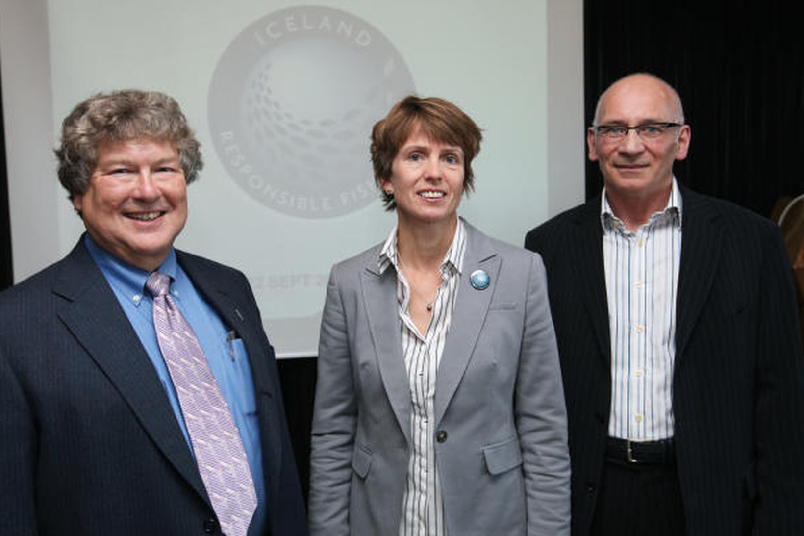 John Sackton, Guðný Káradóttir og Peter Vassallo.