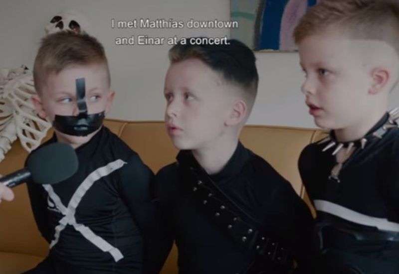These fans of the band Hatari, representing Iceland at Eurovision, insist that life does have a purpose, despite Hatari's lyrics.