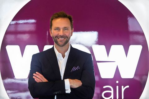 CEO of WOW air, Skúli Mogensen.
