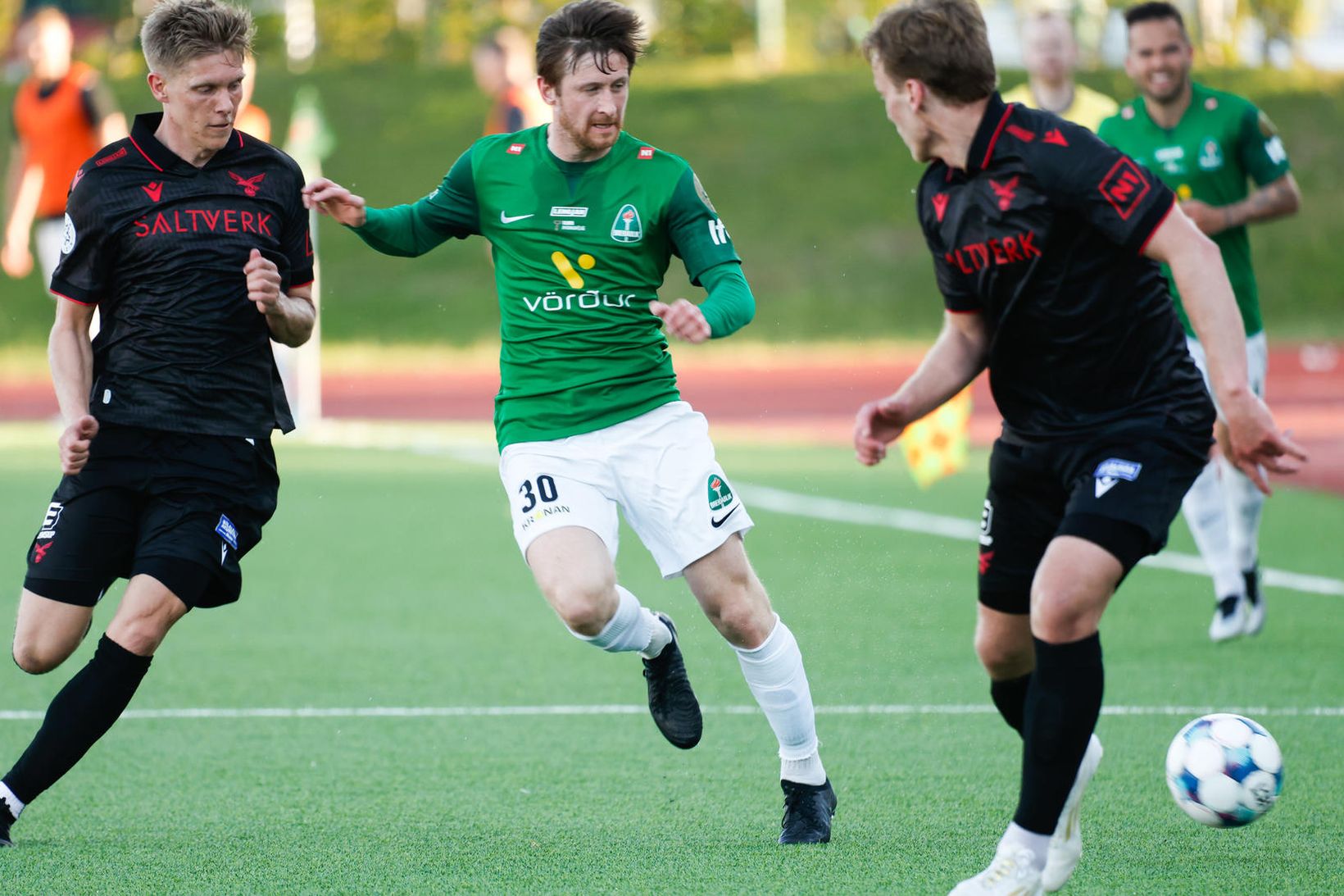 Andri Rafn Yeoman kom Blikum yfir í kvöld og er …