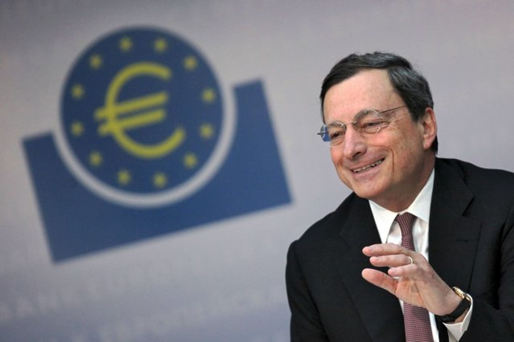 Mario Draghi seðlabankastjóri Evrópu