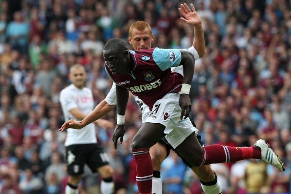 Mohamed Diamé kom til West Ham frá Wigan.